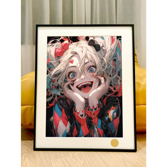 Xing Kong Studio - Joker Harley Quinn Poster Frame