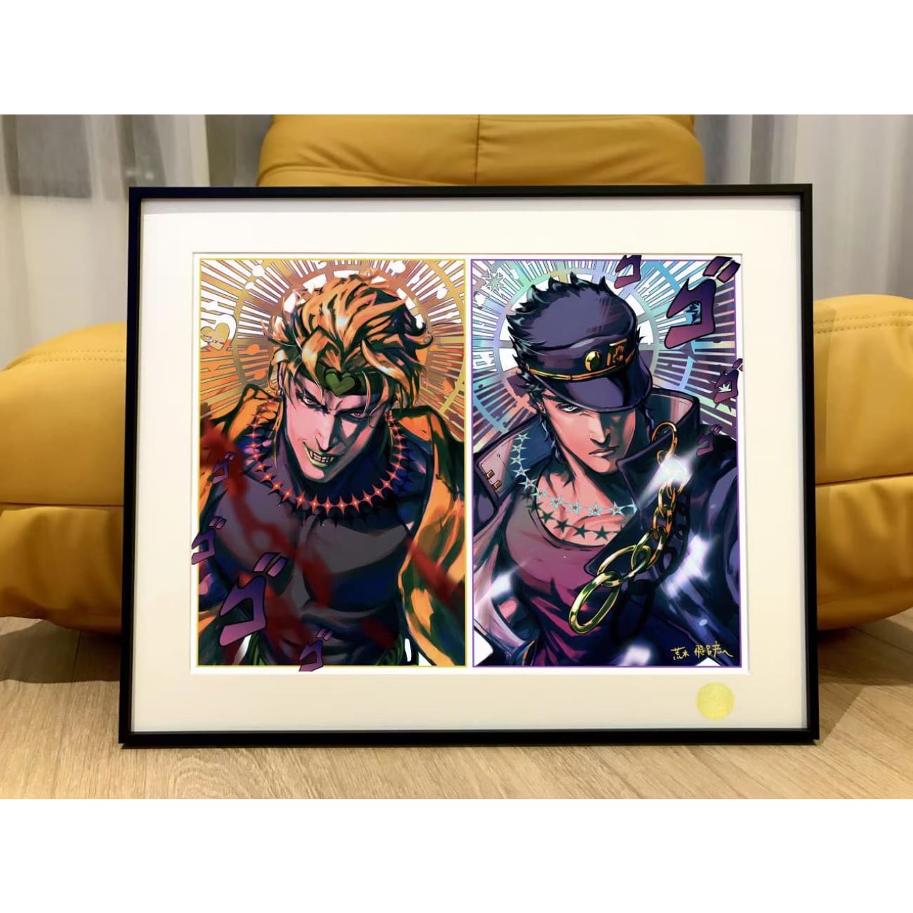 Xing Kong Studio - Jotaro Kujo VS Dio Brando Poster Frame