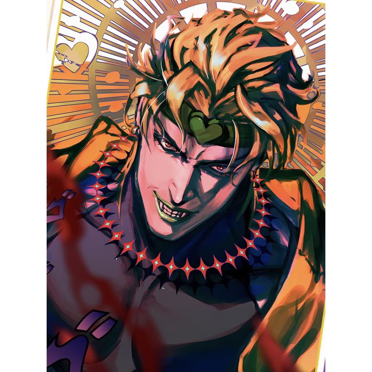 Xing Kong Studio - Jotaro Kujo VS Dio Brando Poster Frame