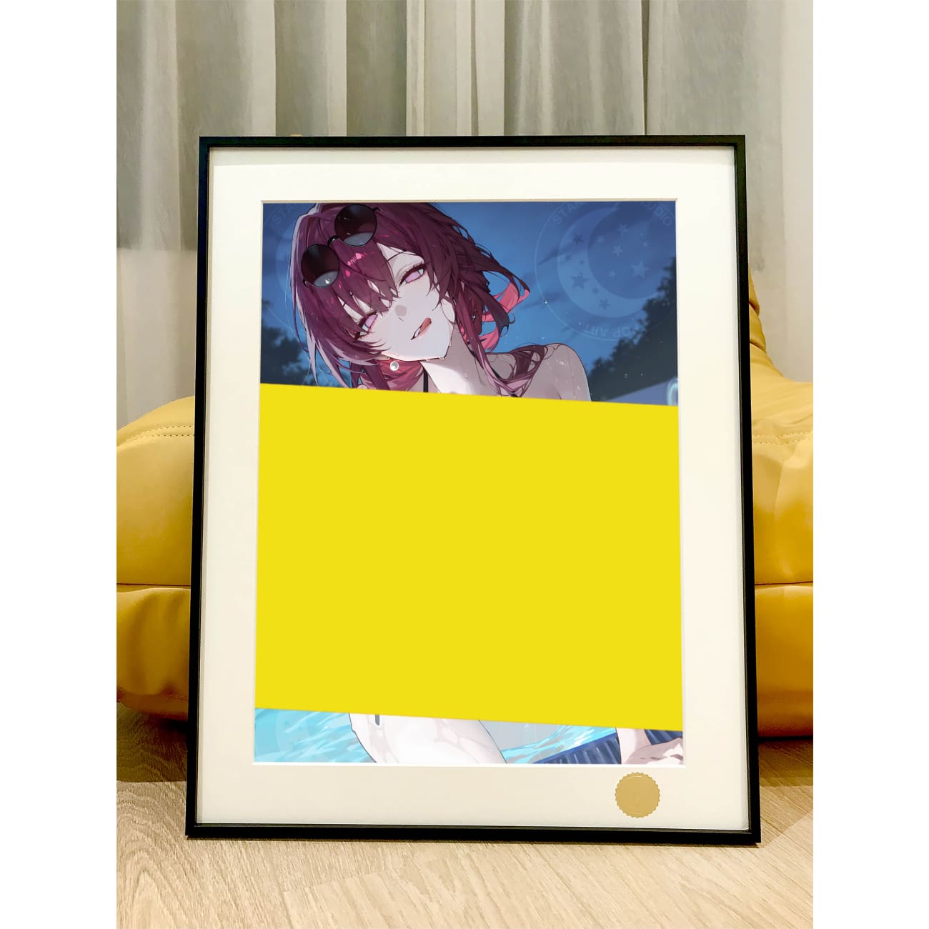 Xing Kong Studio - Kafka in The Swimming Pool Poster Frame