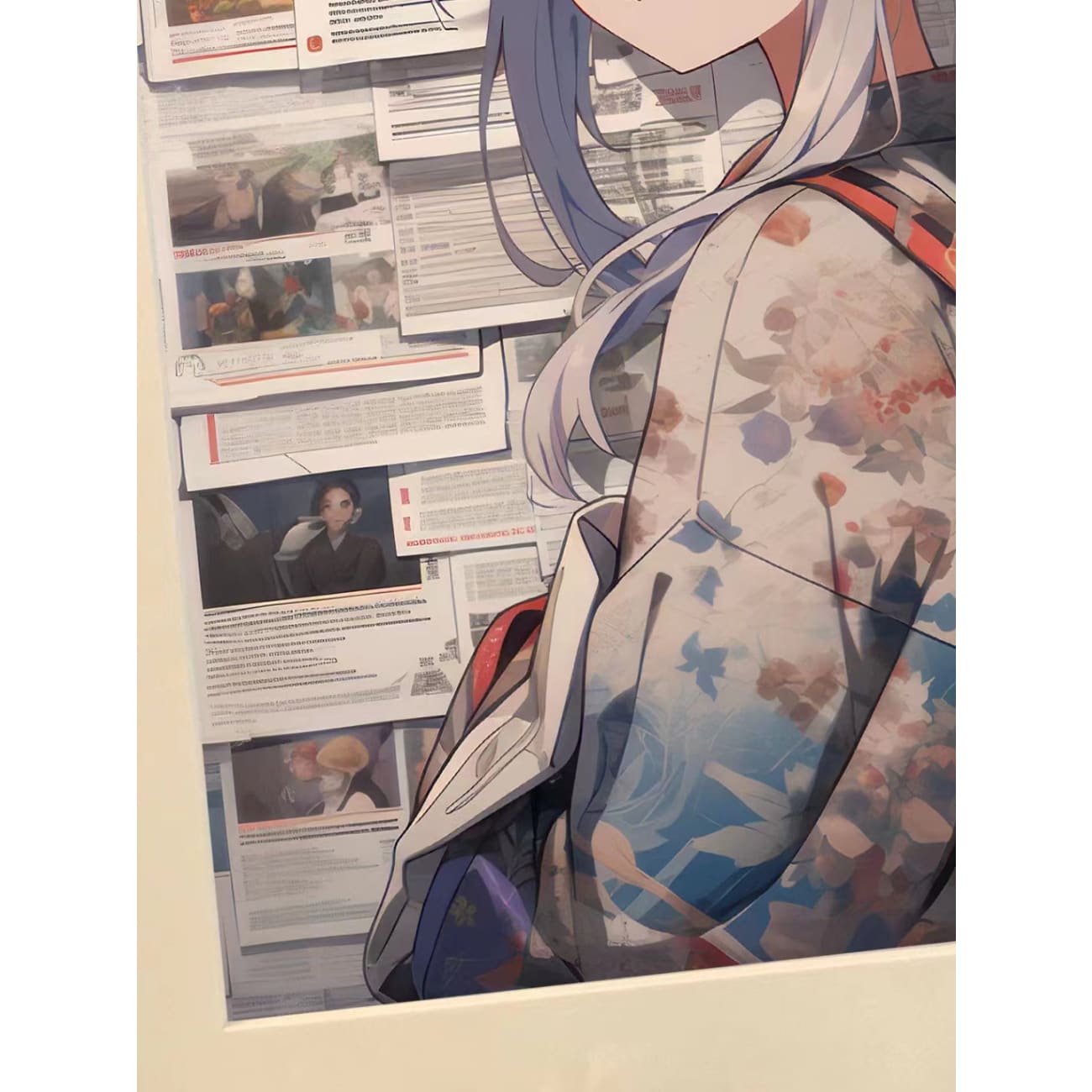 Xing Kong Studio - Kamisato Ayaka Poster Frame