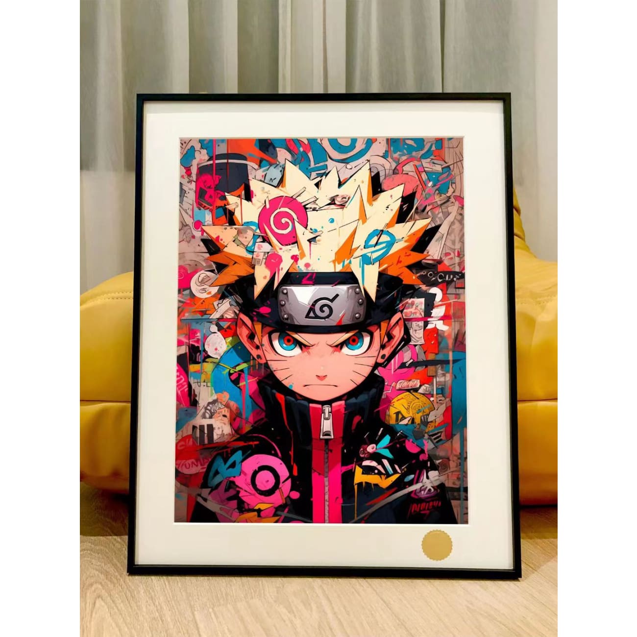 Xing Kong Studio - Kid Naruto Uzumaki Poster Frame