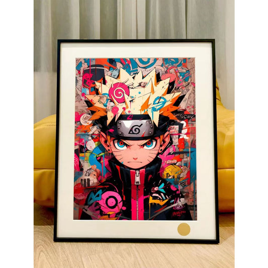 Xing Kong Studio - Kid Naruto Uzumaki Poster Frame