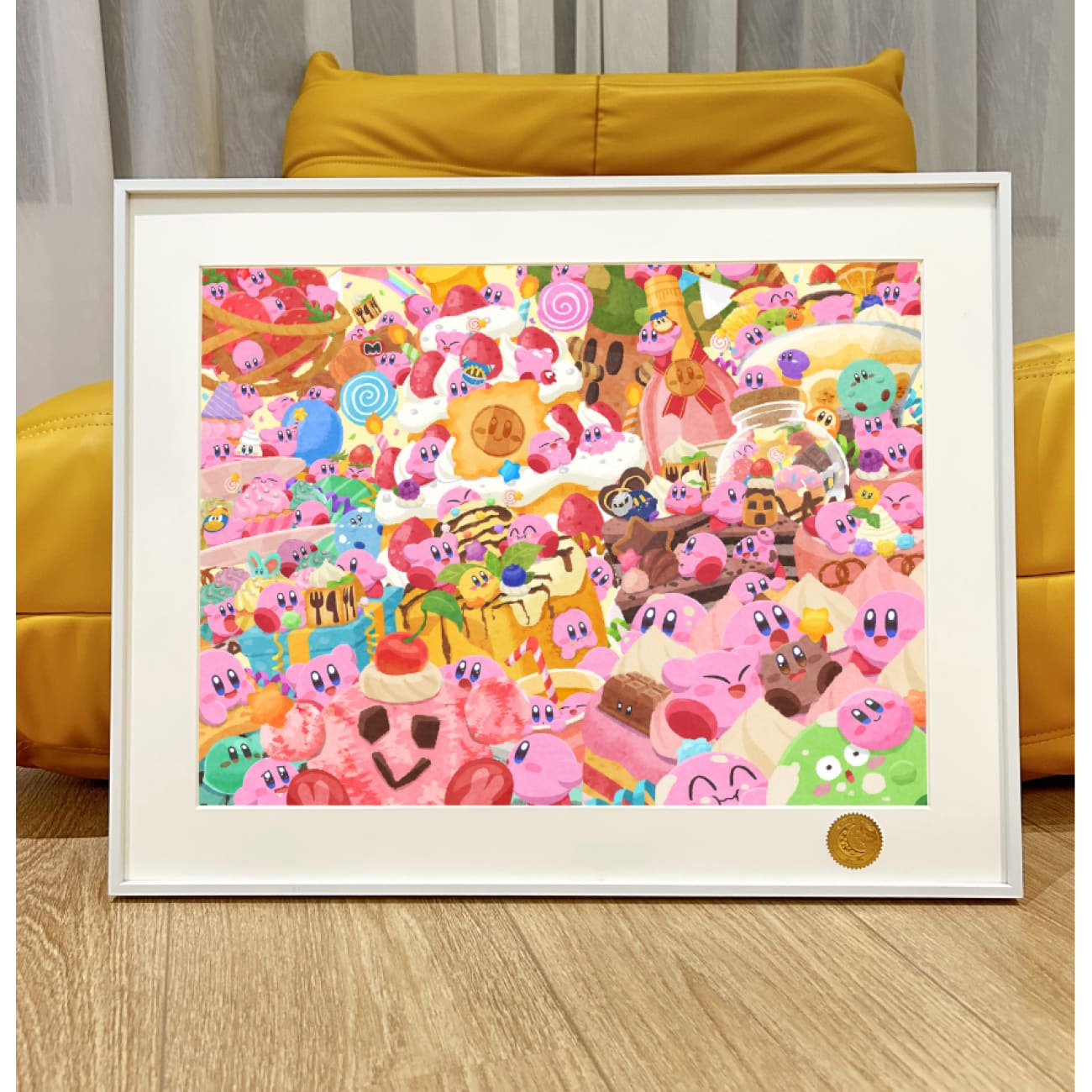 Xing Kong Studio - Kirby Star Poster Frame