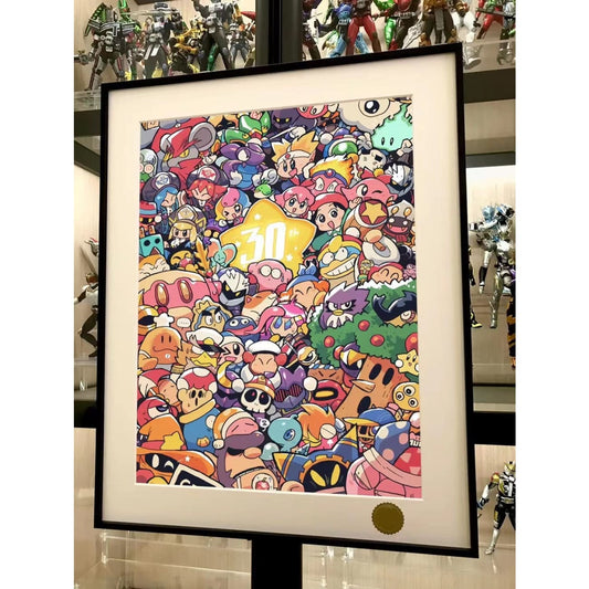 Xing Kong Studio - Kirby's 30th Anniversary Poster Frame