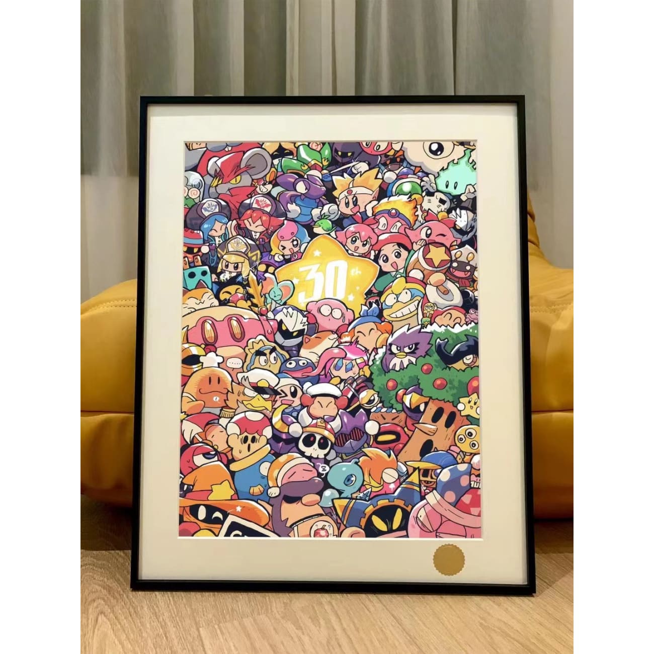 Xing Kong Studio - Kirby's 30th Anniversary Poster Frame