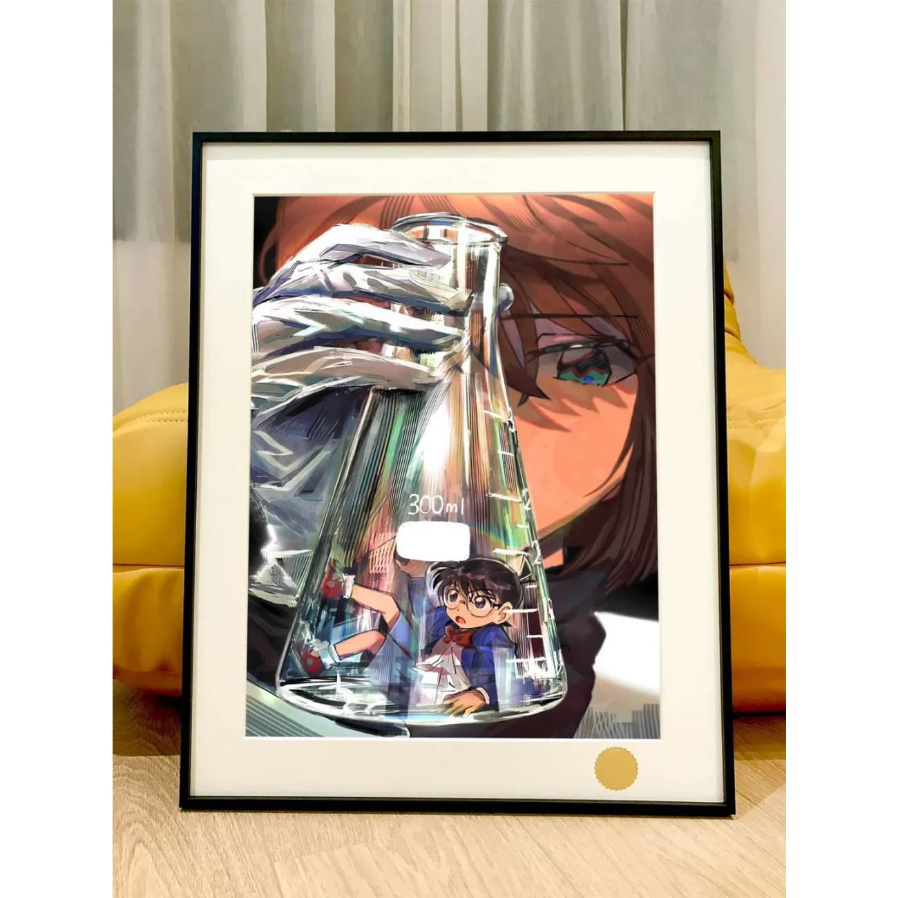 Xing Kong Studio - Laboratory Ai Haibara & Conan Edogawa Poster Frame