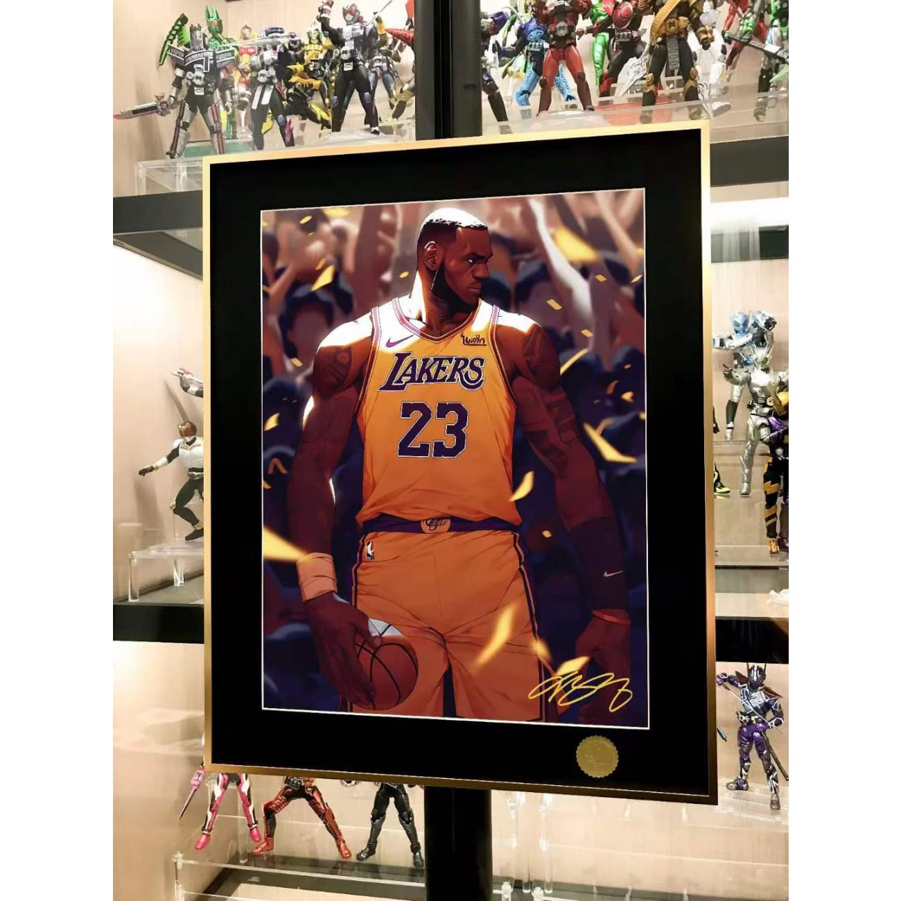 Xing Kong Studio - LeBron James Poster Frame