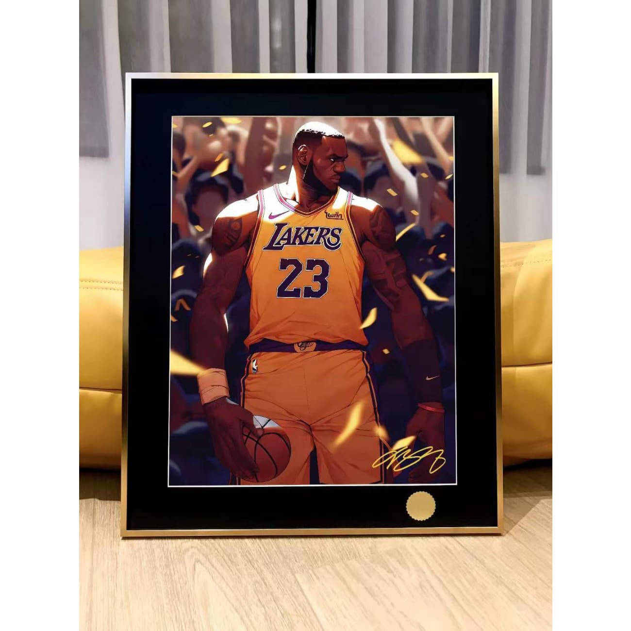 Xing Kong Studio - LeBron James Poster Frame