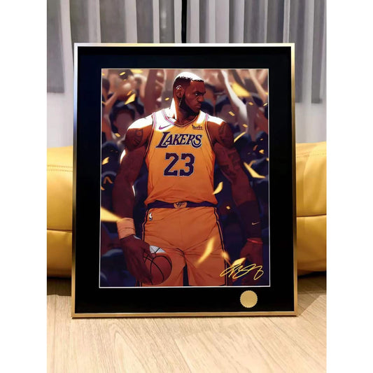 Xing Kong Studio - LeBron James Poster Frame