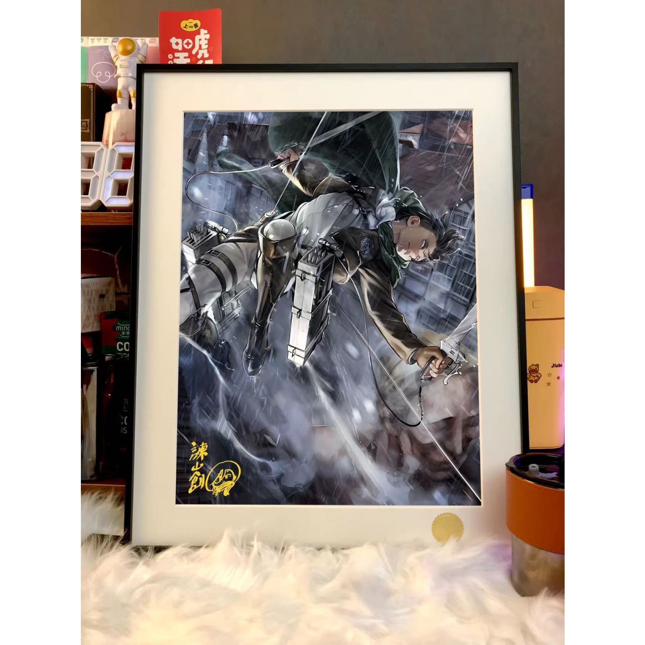 Xing Kong Studio - Levi Ackerman Poster Frame 