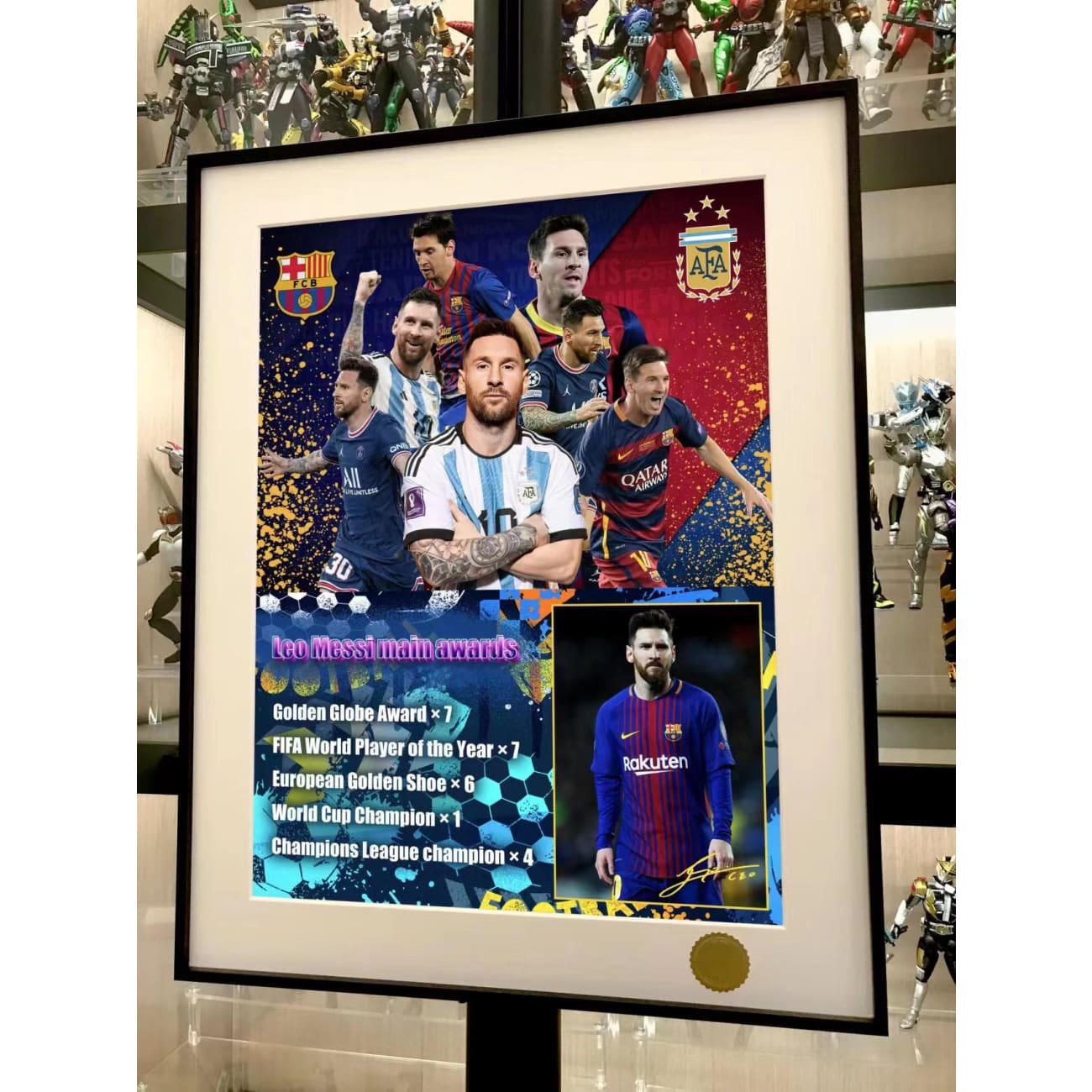 Xing Kong Studio - Lionel Messi Poster Frame 