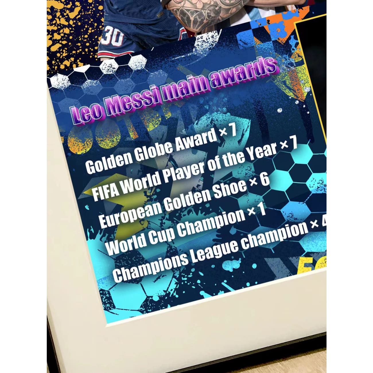 Xing Kong Studio - Lionel Messi Poster Frame 
