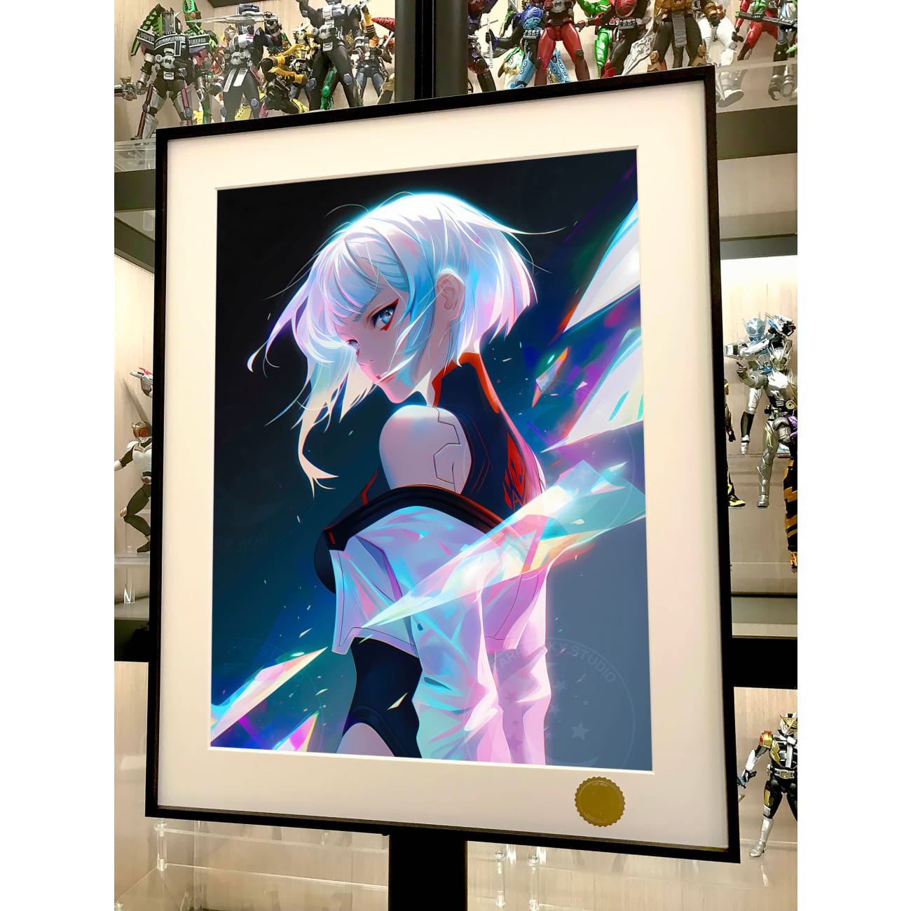 Xing Kong Studio - Looking Back Lucyna Kushinada Poster Frame