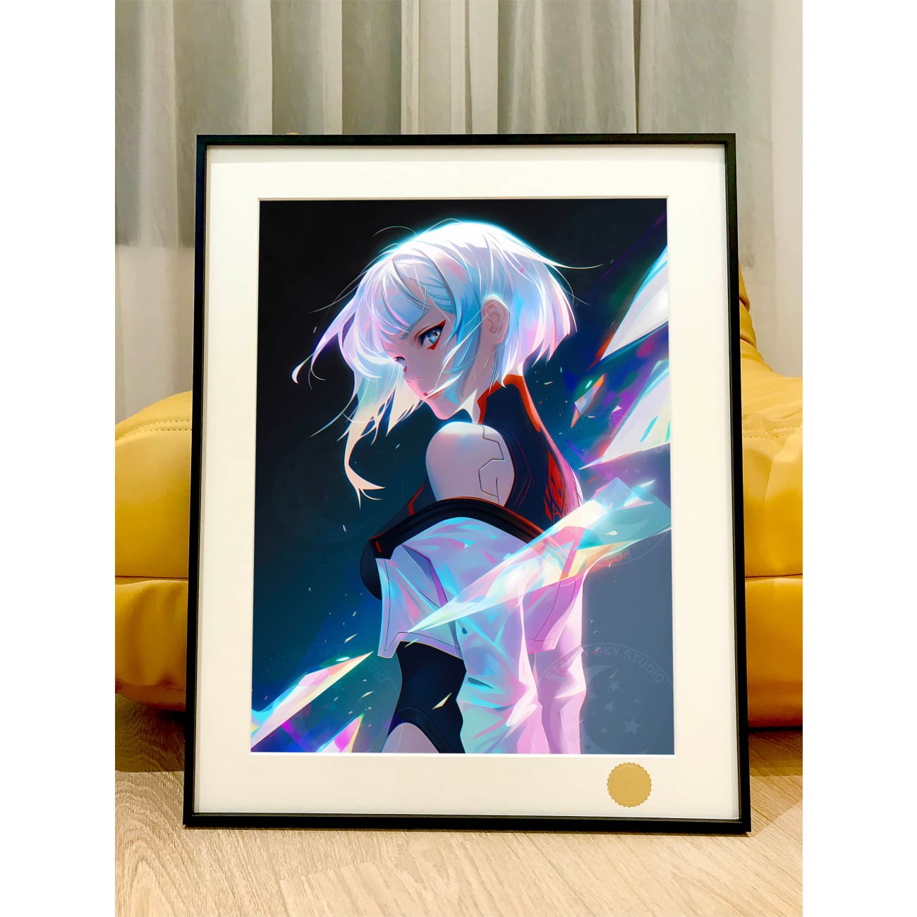 Xing Kong Studio - Looking Back Lucyna Kushinada Poster Frame
