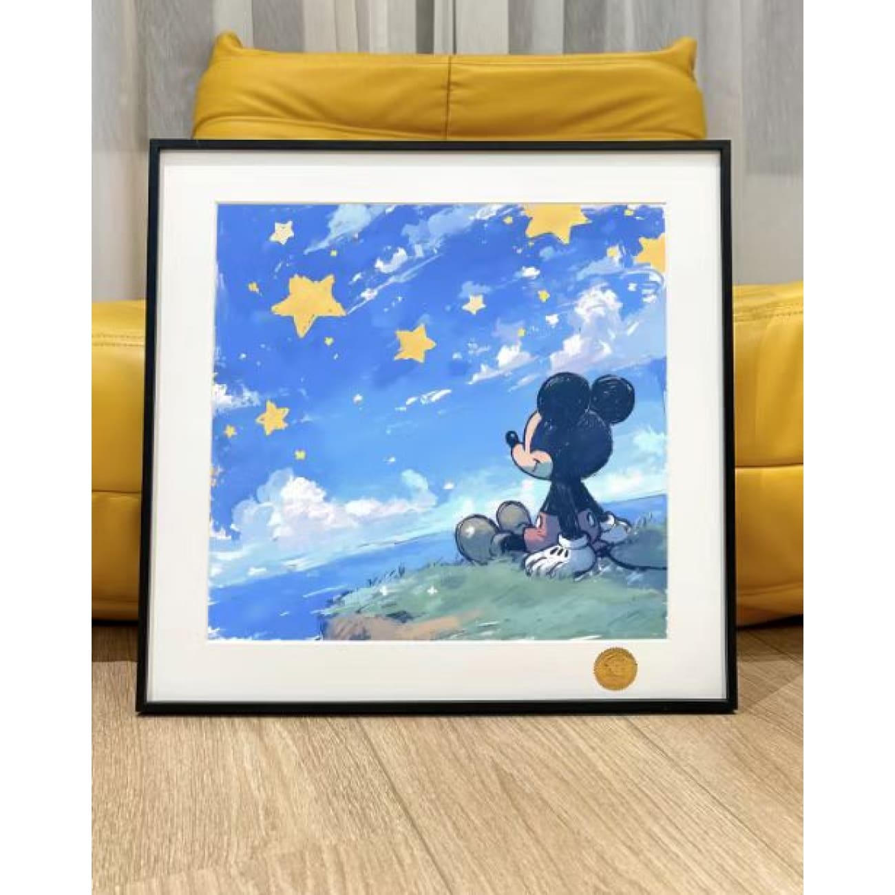 Xing Kong Studio - Looking Up Mickey Mouse Disney Poster Frame