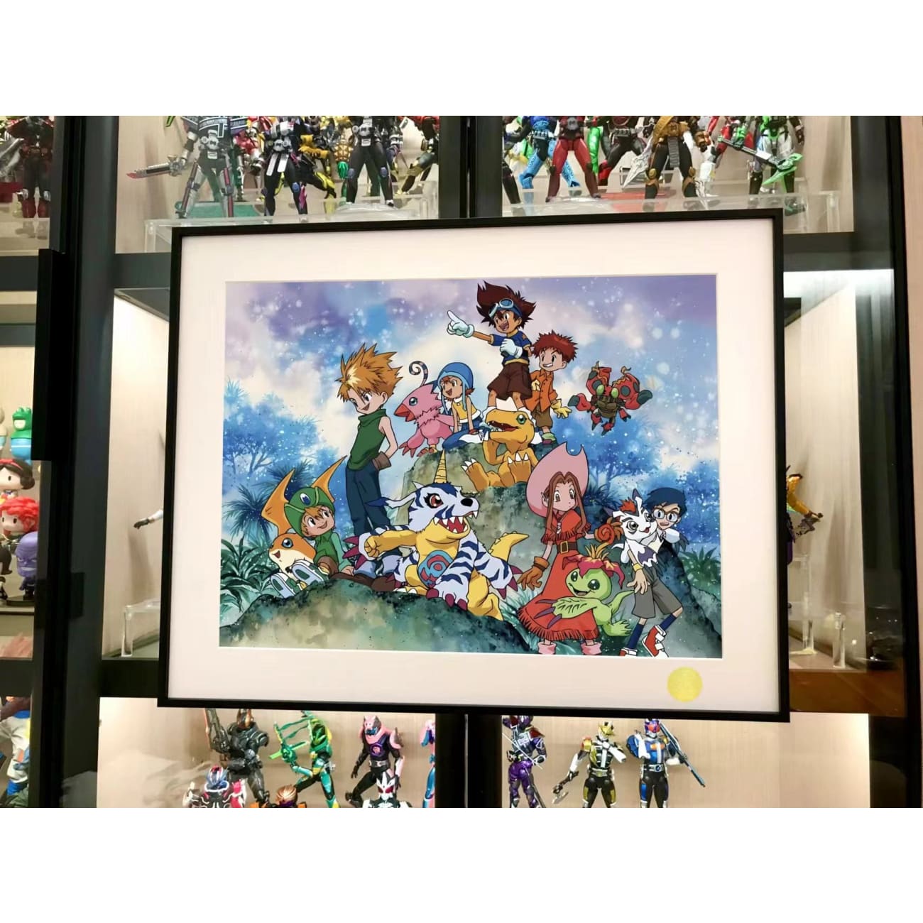 Xing Kong Studio - Main Characters of Digimon & Digital Monsters Poster Frame