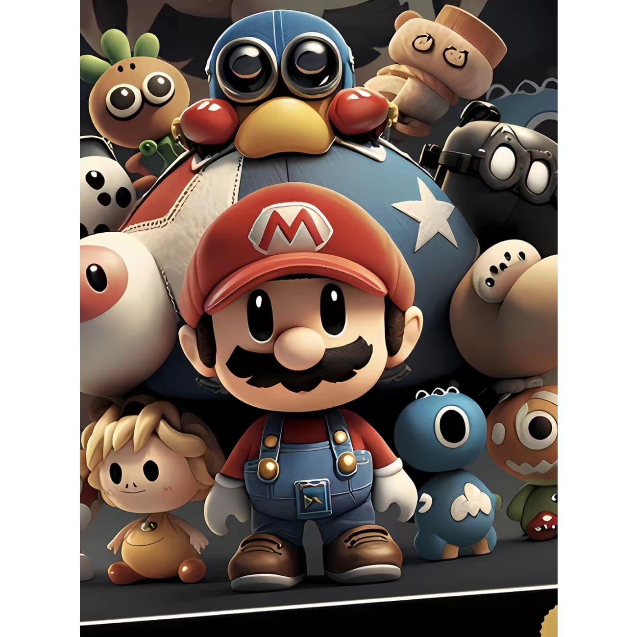 Xing Kong Studio - Mario Brothers Poster Frame