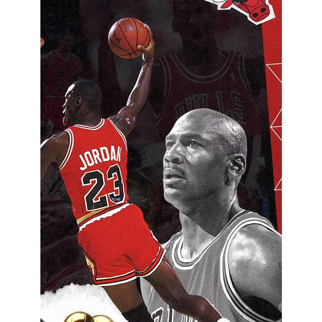 Xing Kong Studio - Michael Jeffrey Jordan Poster Frame
