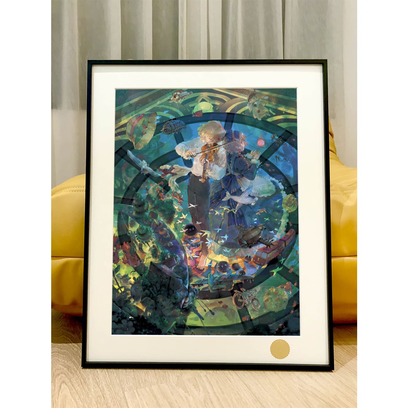 Xing Kong Studio - Miyazaki Hayao World Poster Frame