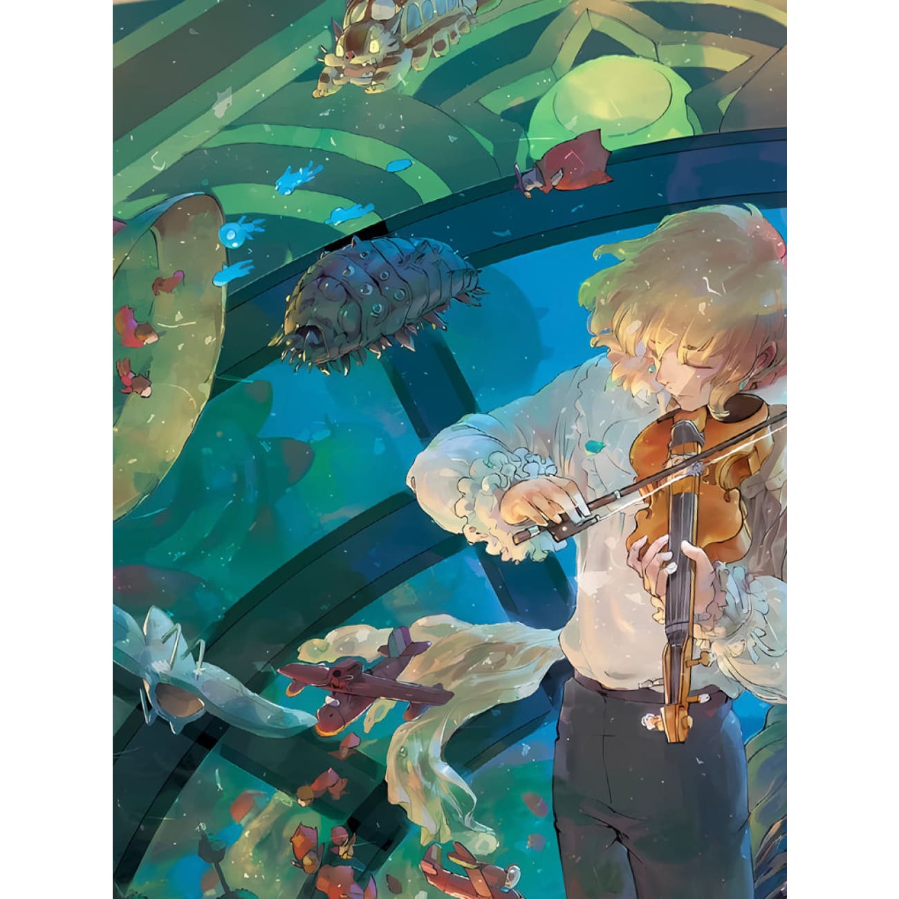 Xing Kong Studio - Miyazaki Hayao World Poster Frame