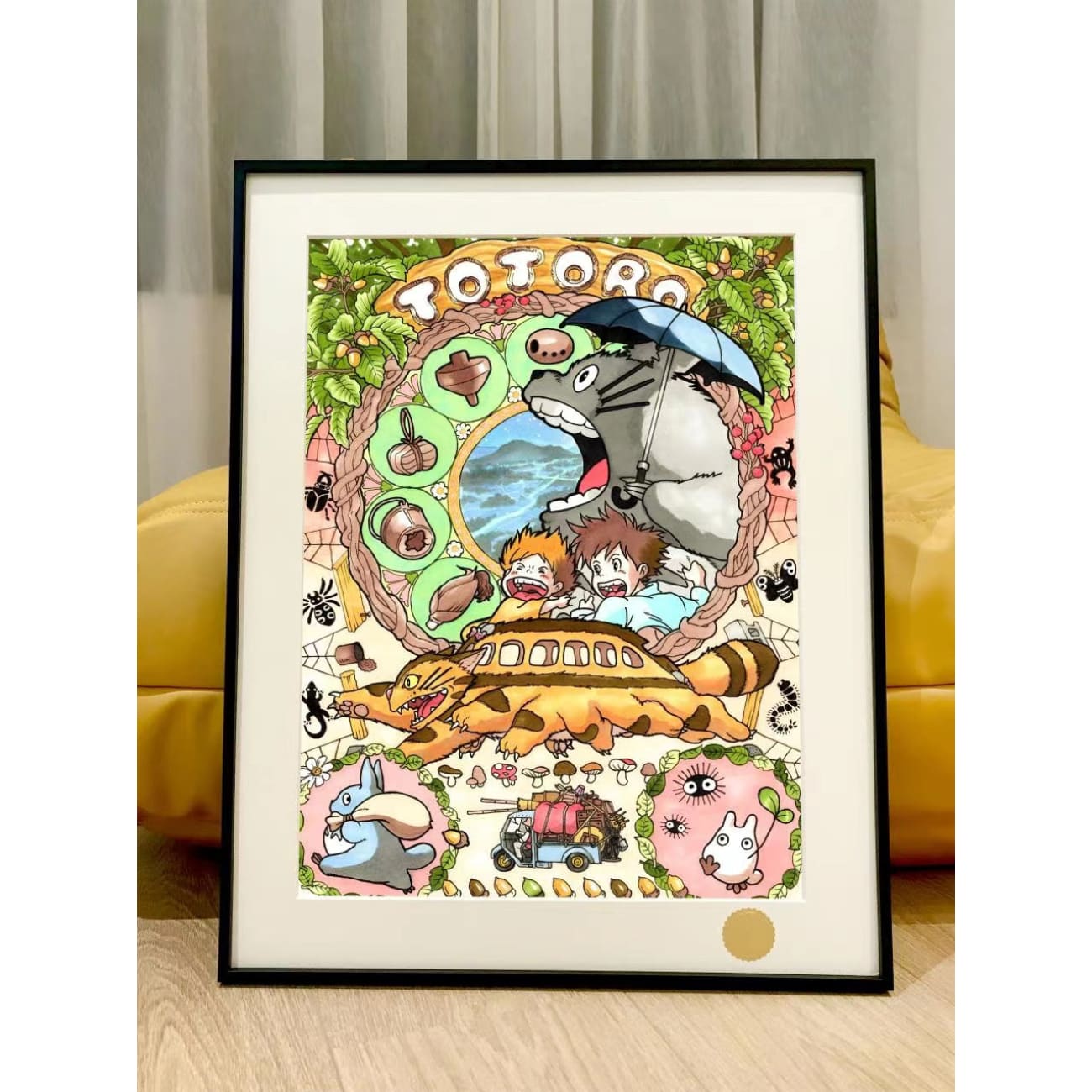 Xing Kong Studio - My Neighbor Totoro Poster Frame