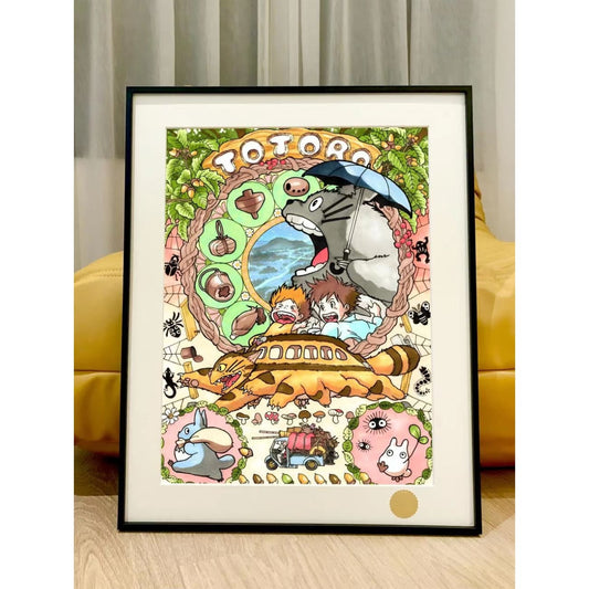 Xing Kong Studio - My Neighbor Totoro Poster Frame