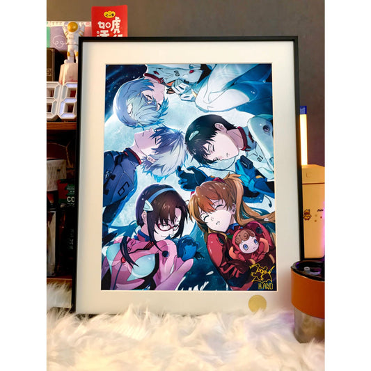 Xing Kong Studio - Neon Genesis Evangelion Soldiers 2.0 Poster Frame