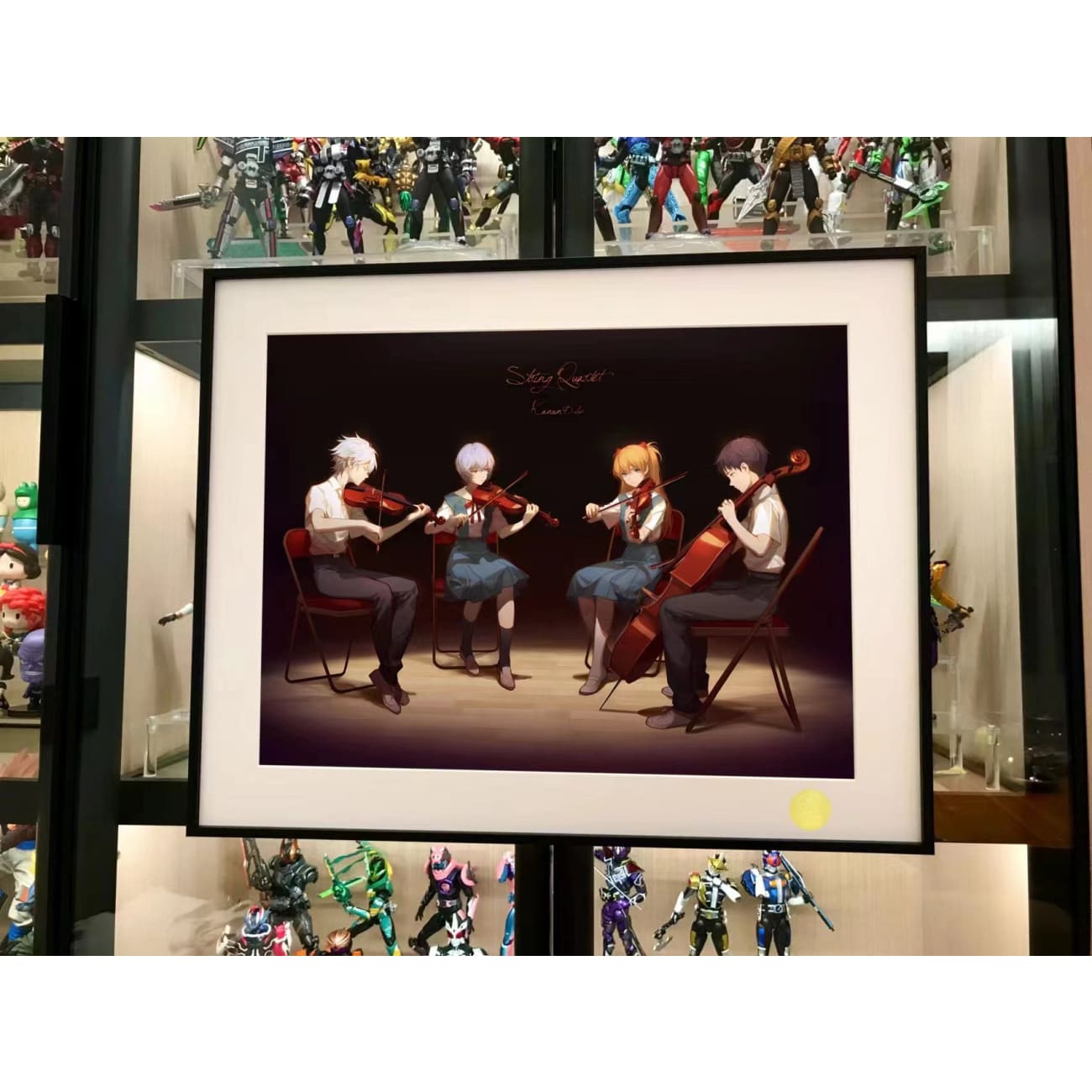 Xing Kong Studio - Neon Genesis Evangelion String Quartet Poster Frame