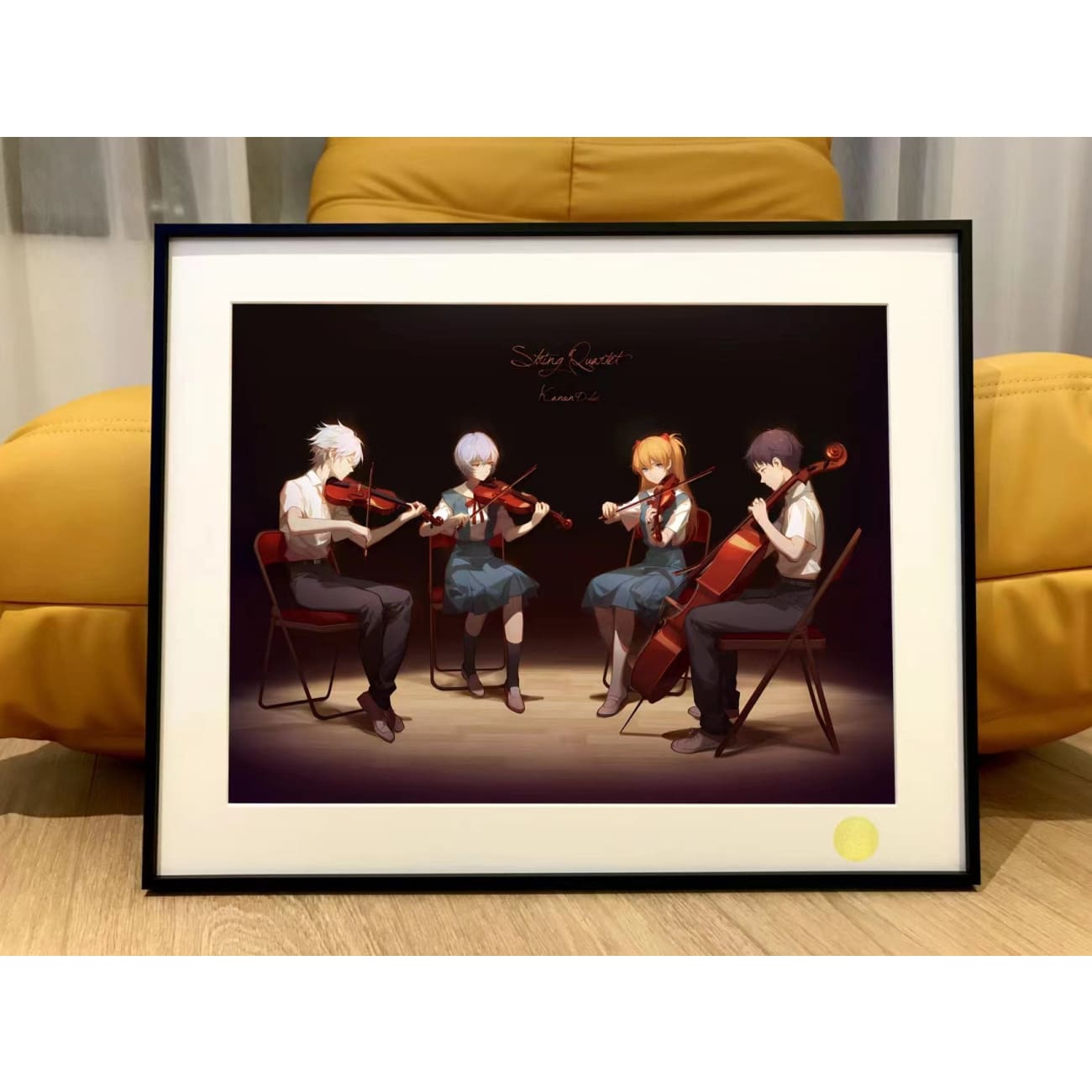 Xing Kong Studio - Neon Genesis Evangelion String Quartet Poster Frame