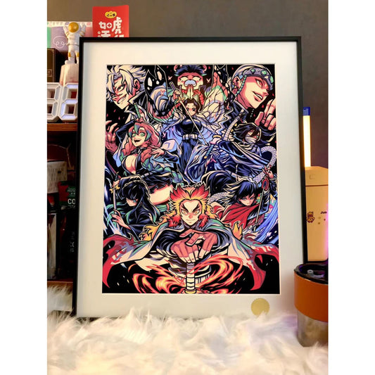 Xing Kong Studio - Nine Pillars Poster Frame