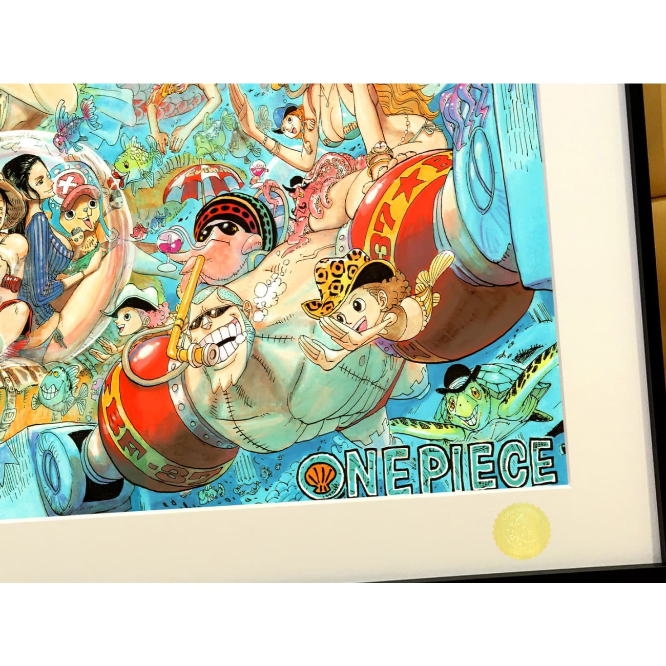Xing Kong Studio - One Piece Fish-Man Island Charaters Poster Frame