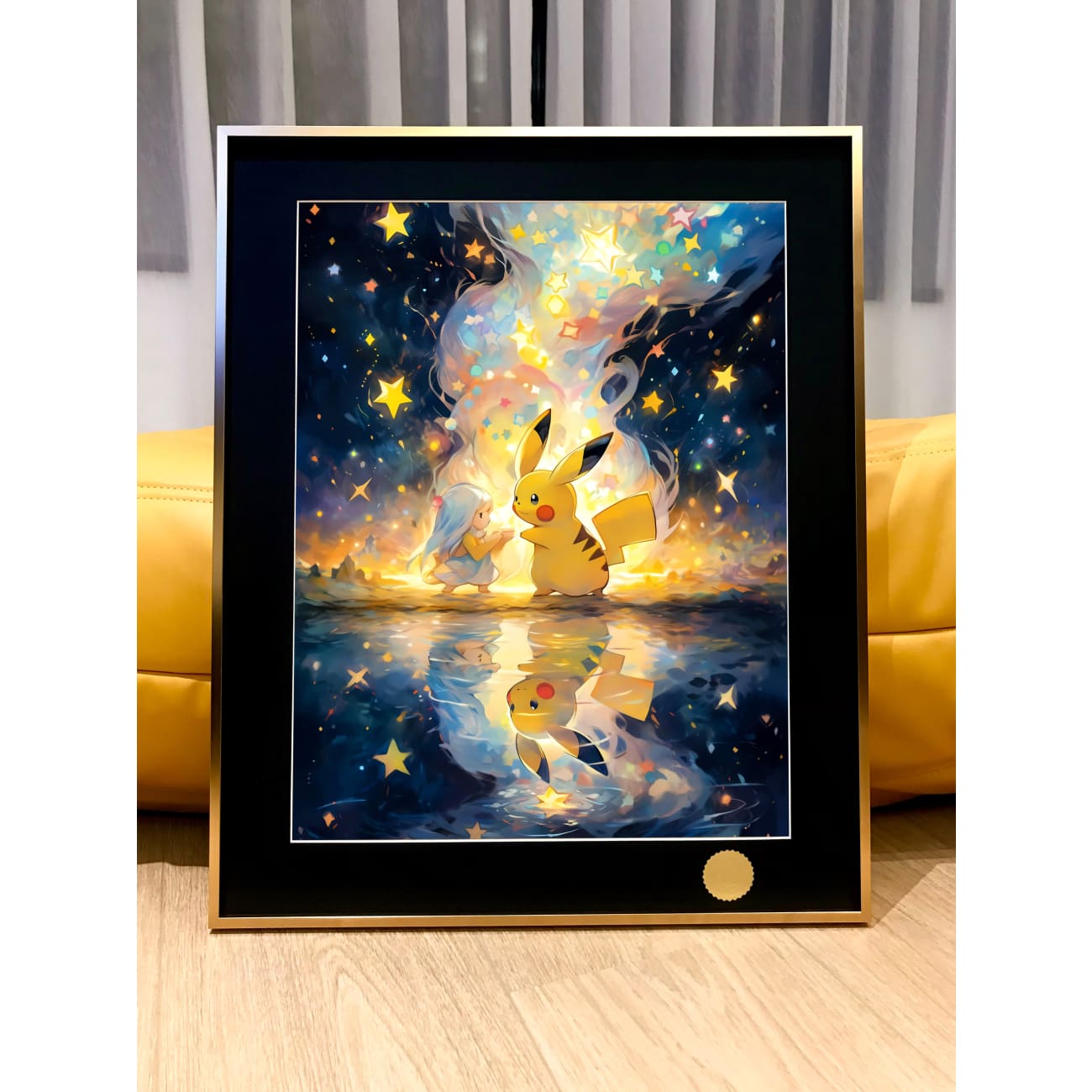 Xing Kong Studio - Pikachu Pick The Stars Poster Frame