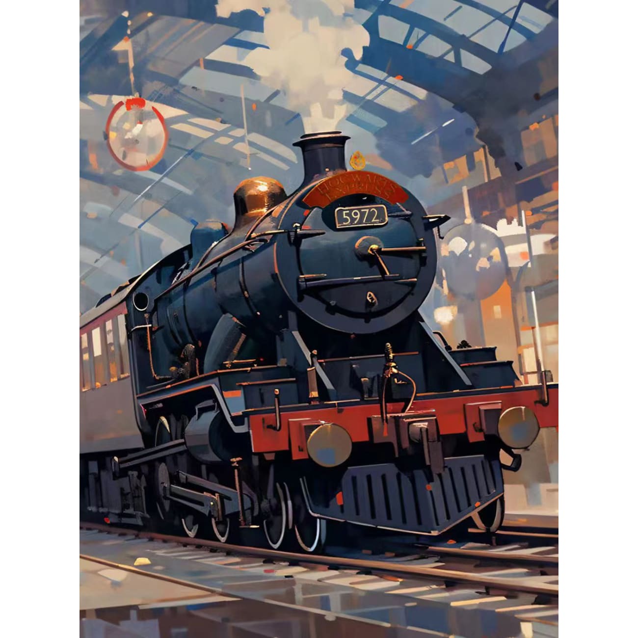 Xing Kong Studio - Platform Nine and Three-Quarters Poster Frame