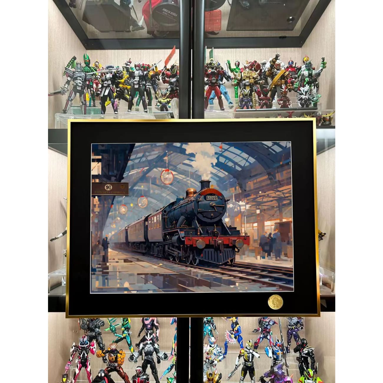 Xing Kong Studio - Platform Nine and Three-Quarters Poster Frame