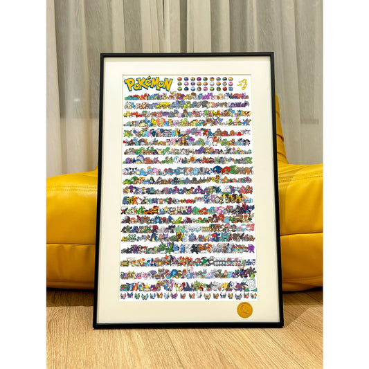 Xing Kong Studio - Pokemon Collection Poster Frame