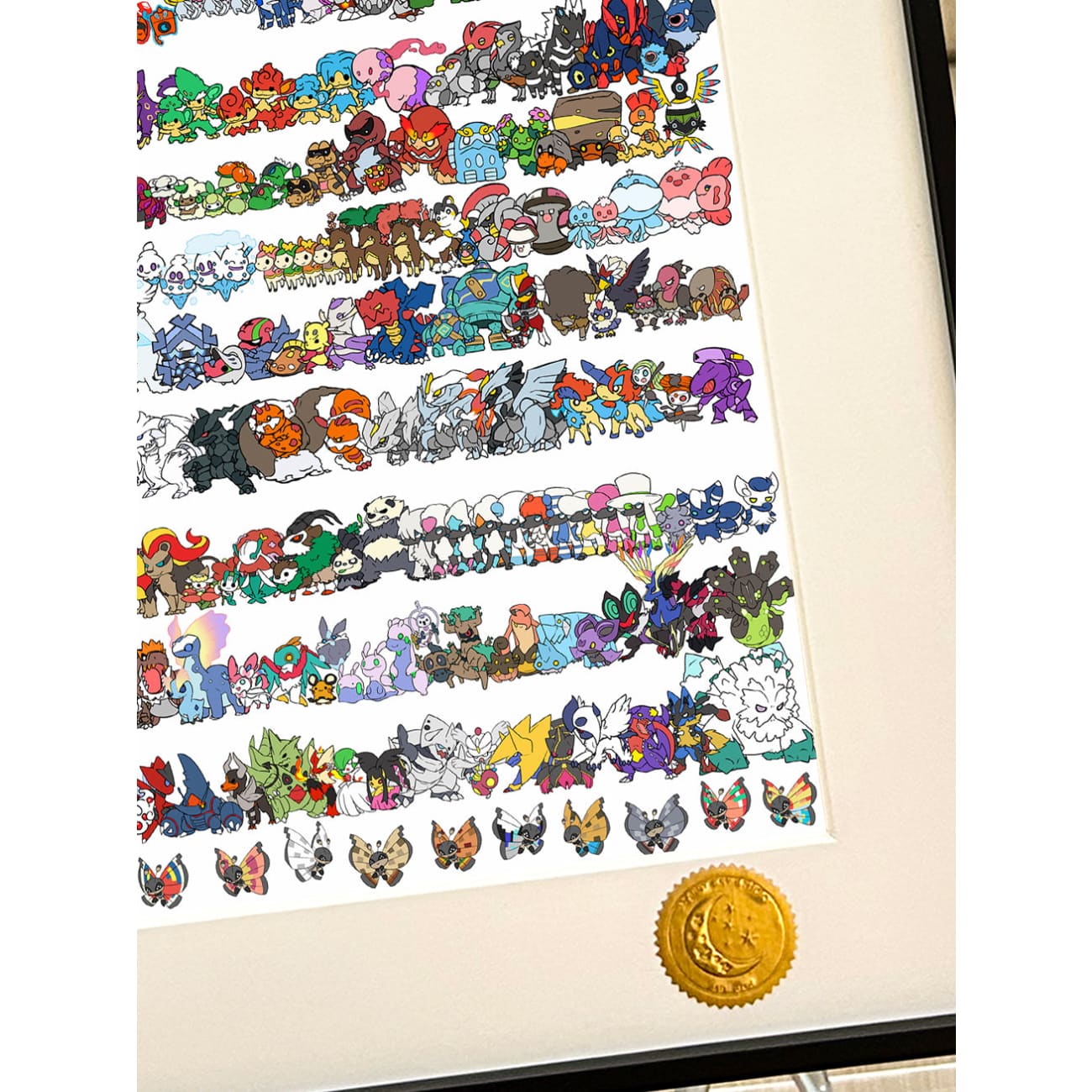 Xing Kong Studio - Pokemon Collection Poster Frame