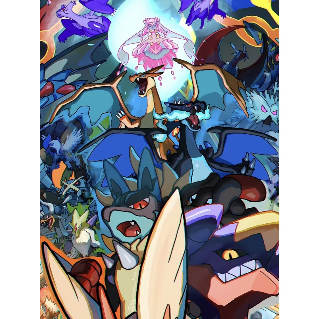 Xing Kong Studio - Pokemon X and Y Poster Frame