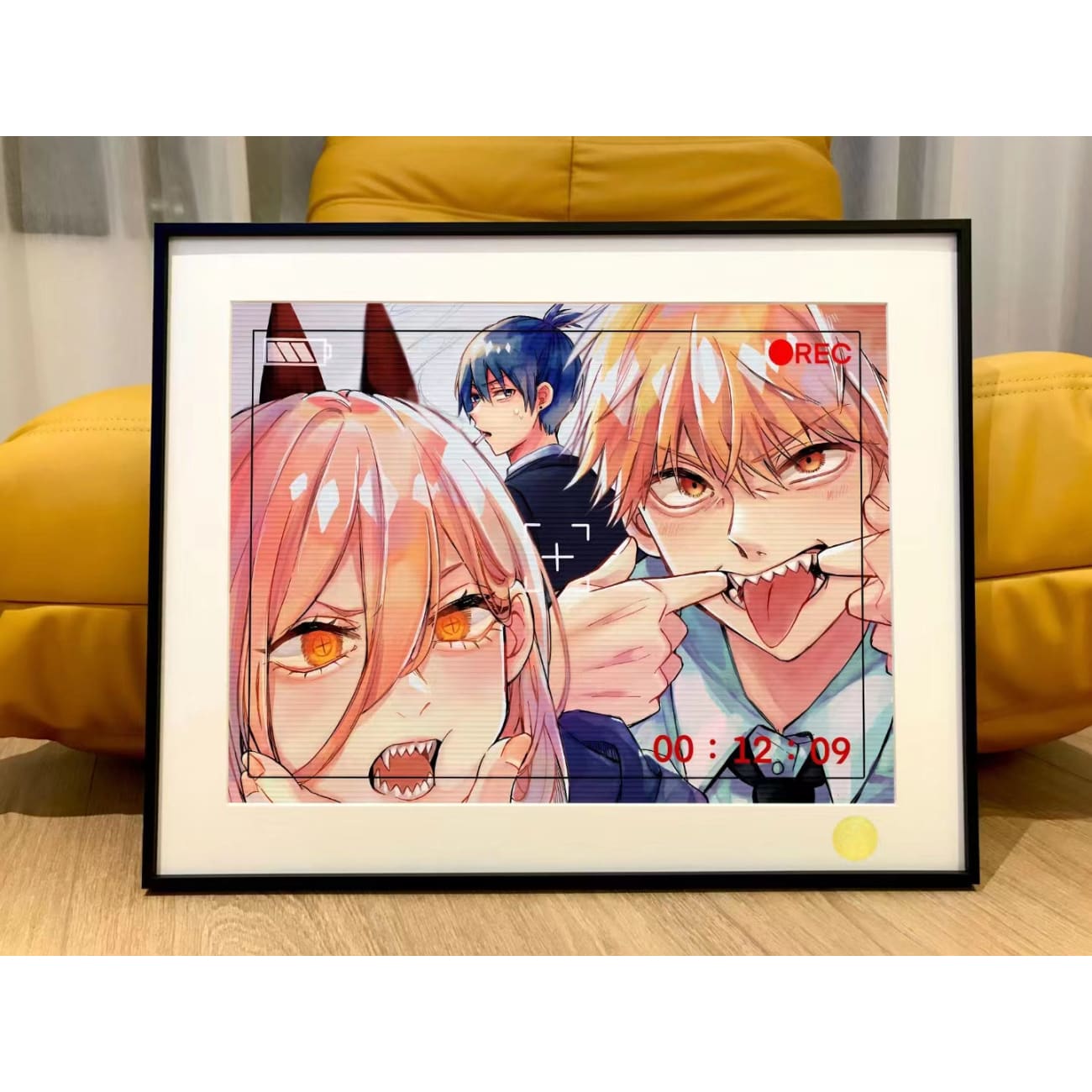 Xing Kong Studio - Power, Denji & Aki Hayakawa Poster Frame