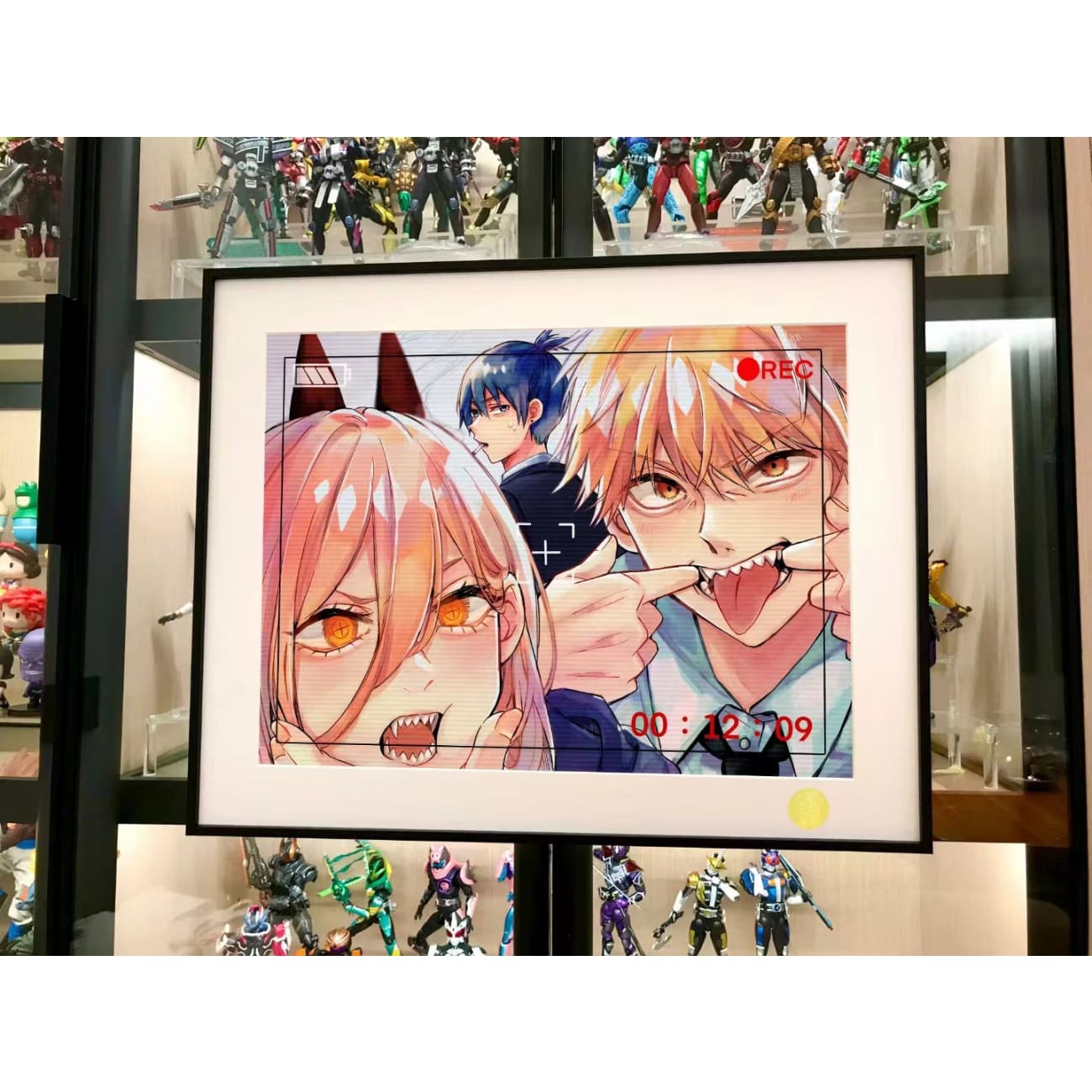 Xing Kong Studio - Power, Denji & Aki Hayakawa Poster Frame