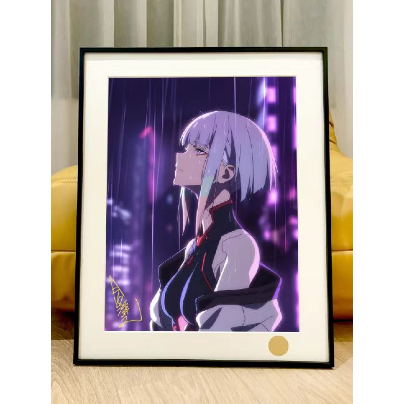 Xing Kong Studio - Rainy Night Lucyna Kushinada Poster Frame
