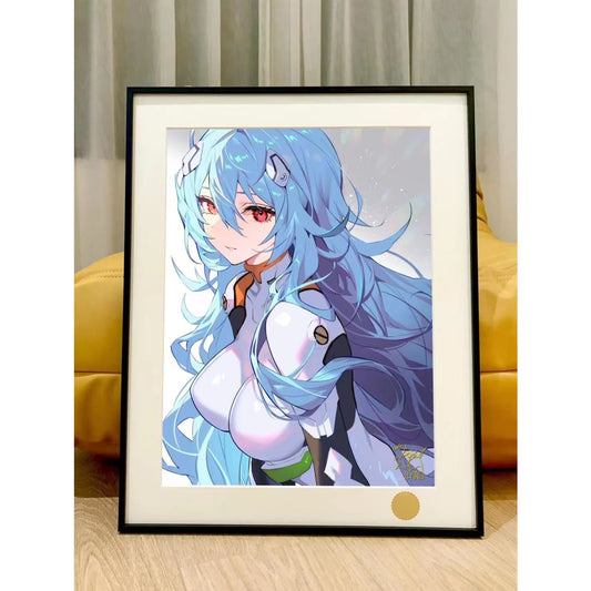 Xing Kong Studio - Rei Ayanami Poster Frame 