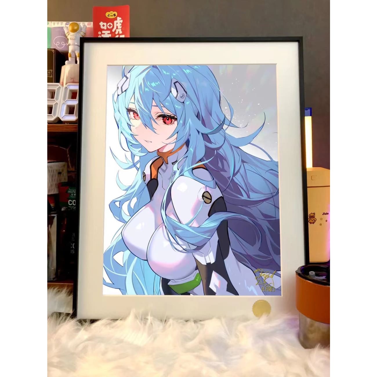 Xing Kong Studio - Rei Ayanami Poster Frame 