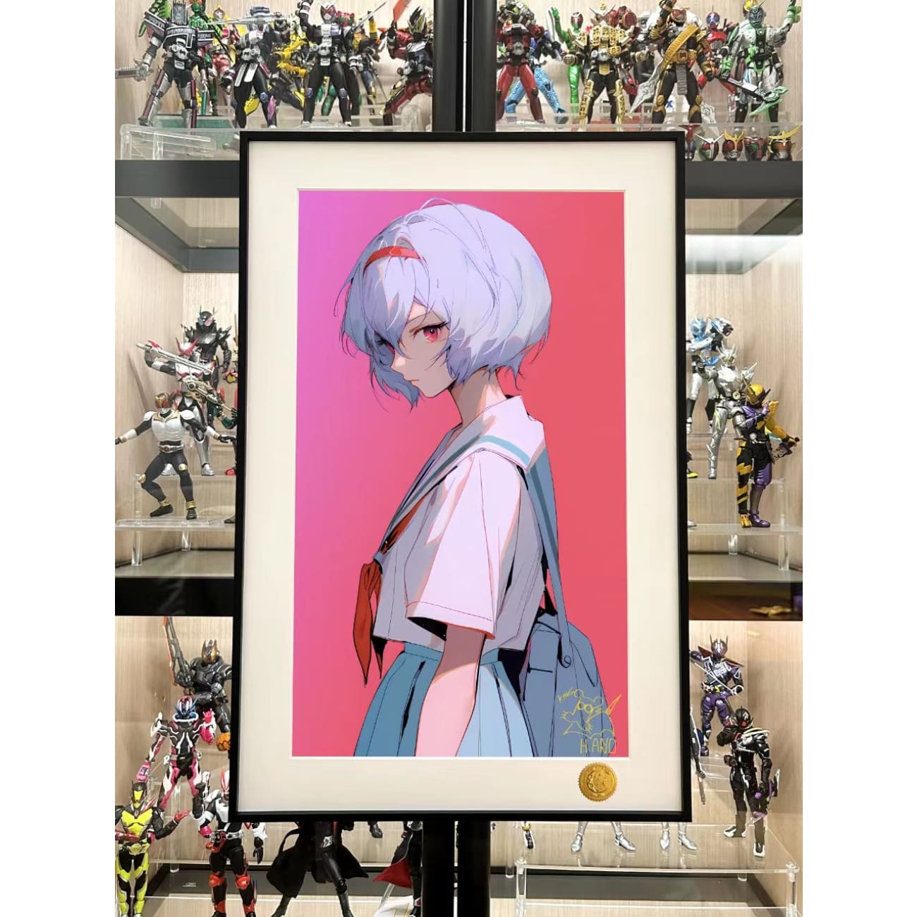 Xing Kong Studio - Rei Ayanami Uniform Ver. Poster Frame