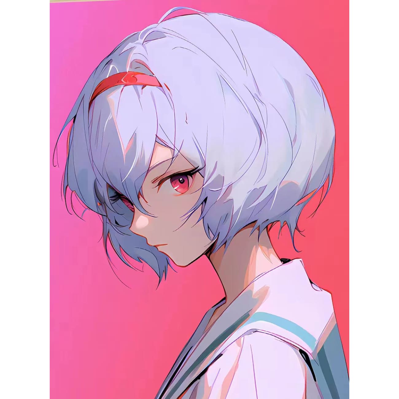 Xing Kong Studio - Rei Ayanami Uniform Ver. Poster Frame