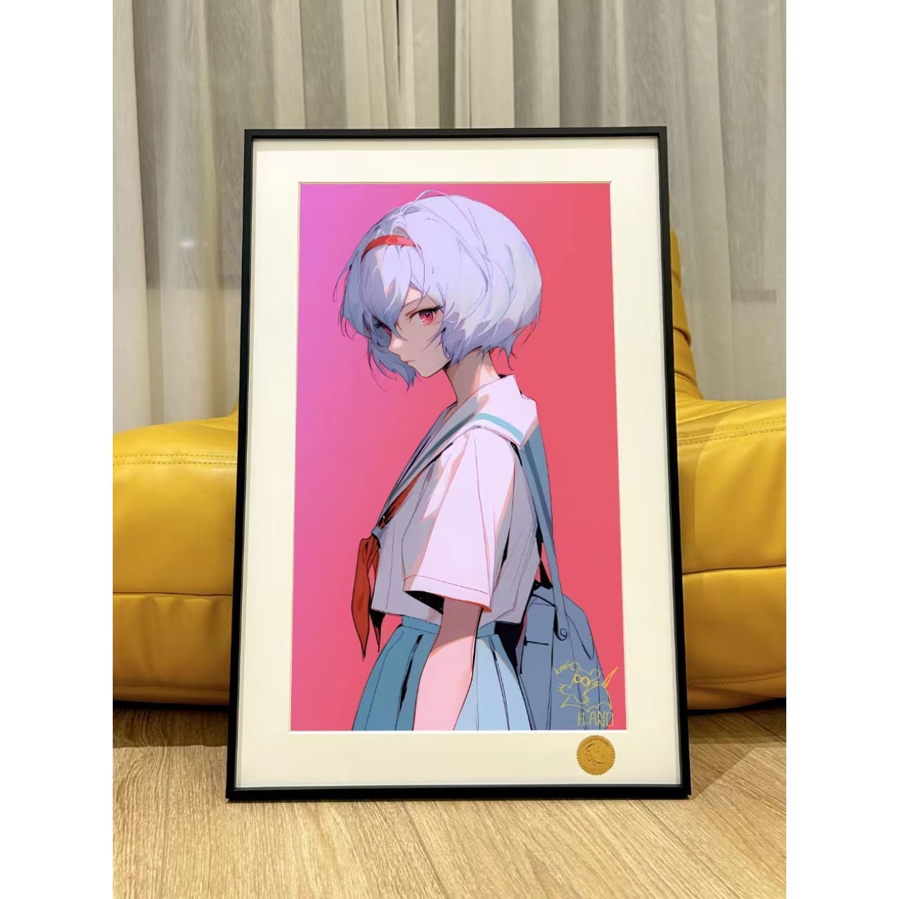 Xing Kong Studio - Rei Ayanami Uniform Ver. Poster Frame