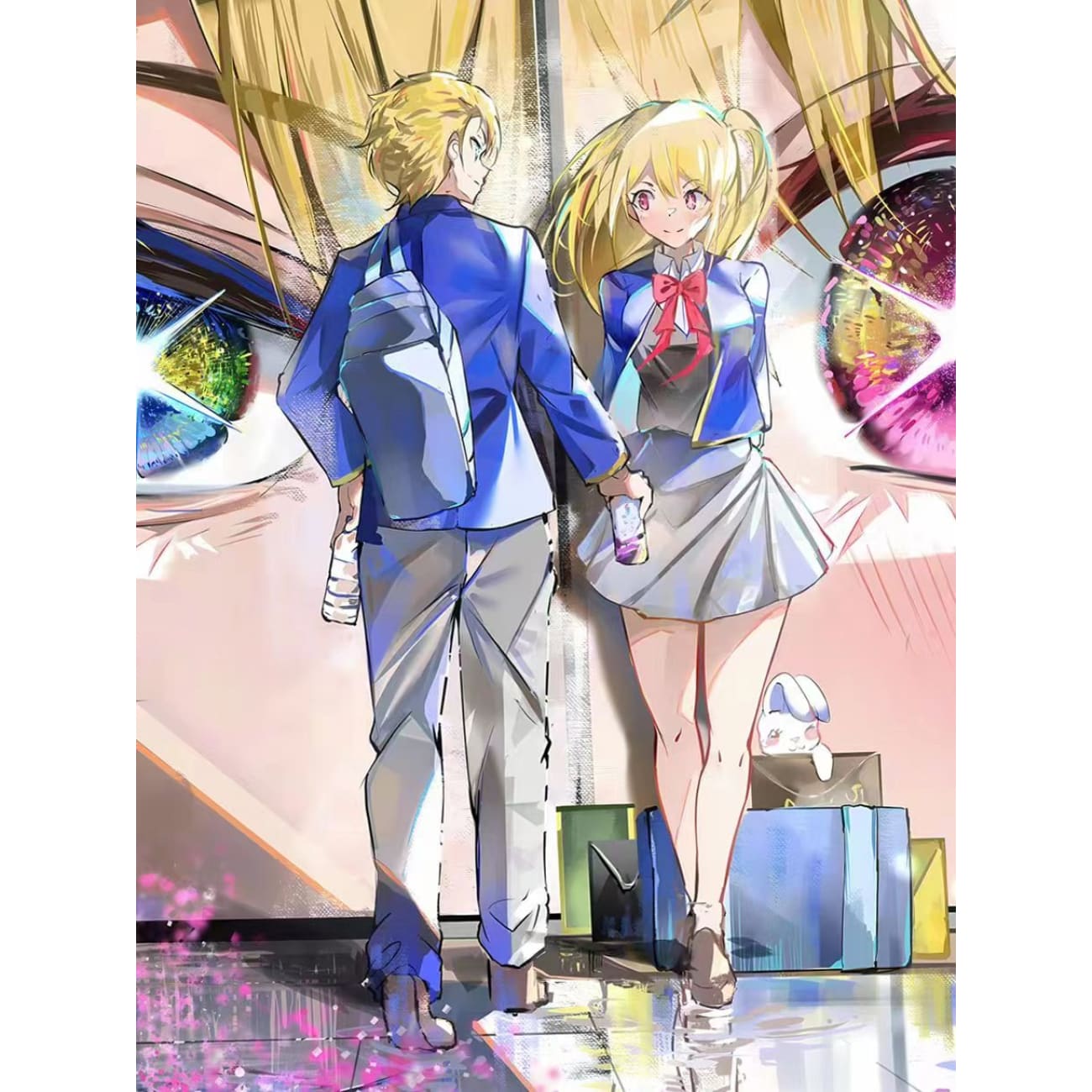 Xing Kong Studio - Ruby Hoshino & Aqua Hoshino Poster Frame