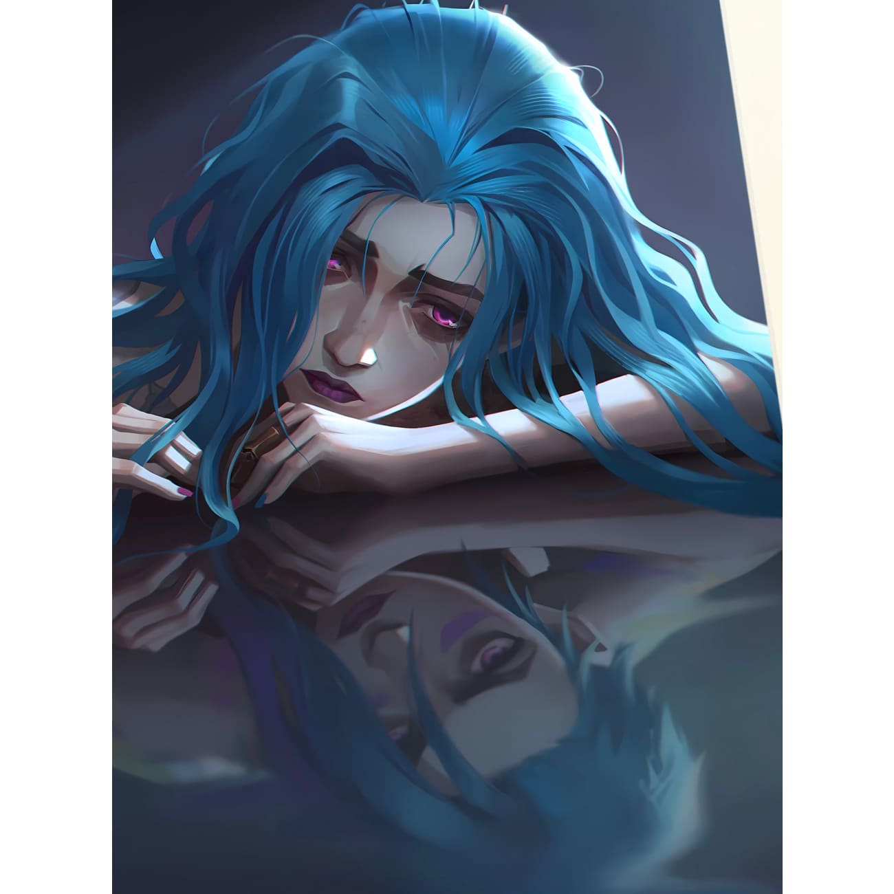 Xing Kong Studio - Sad Jinx Poster Frame