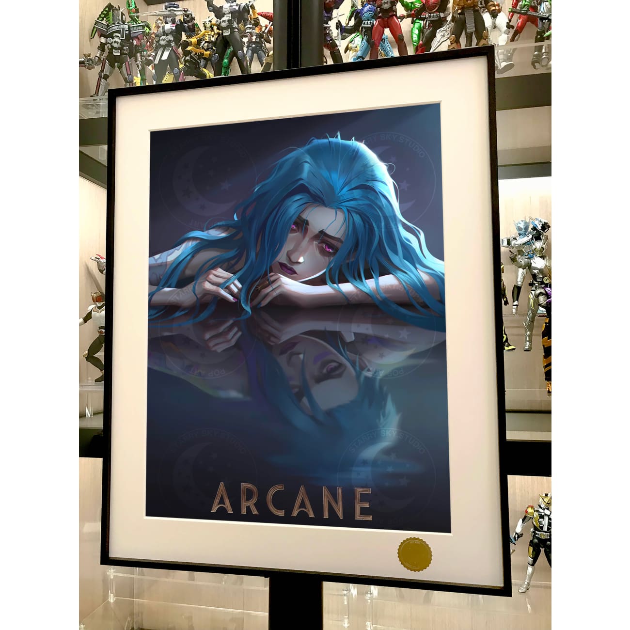 Xing Kong Studio - Sad Jinx Poster Frame