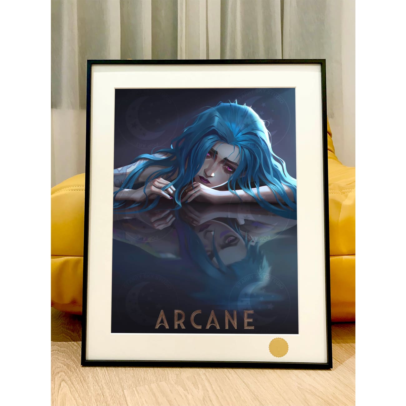 Xing Kong Studio - Sad Jinx Poster Frame